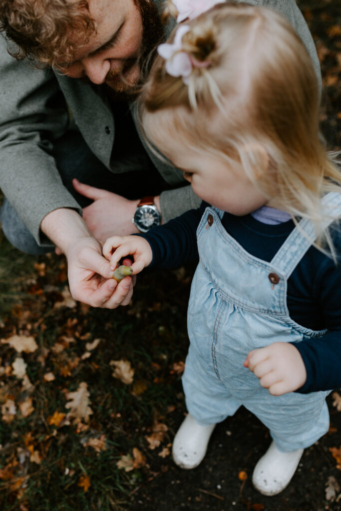 Gezinsshoot op de Ginkelse Heide in Ede in de herfst